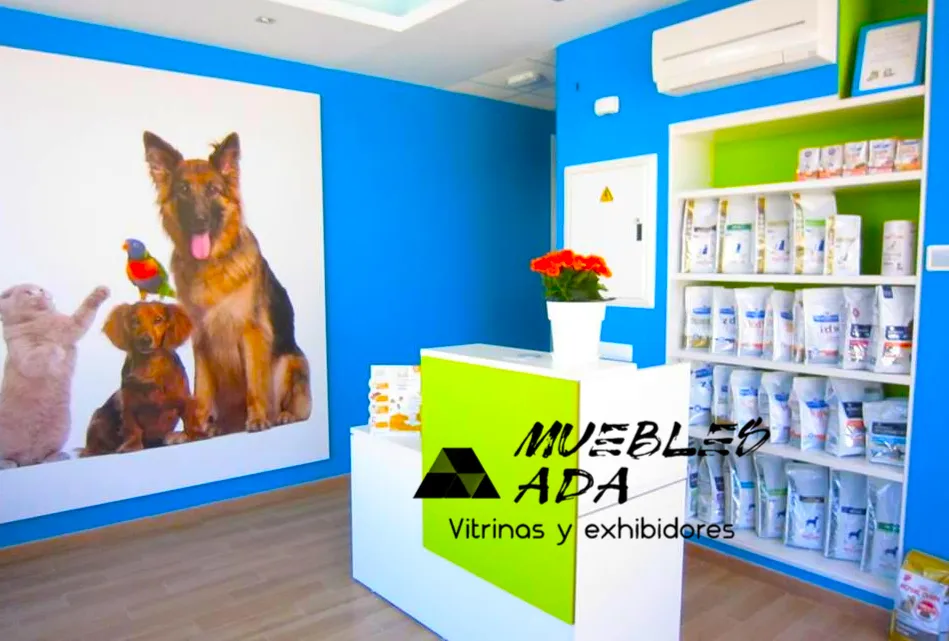 Mostrador de veterinaria